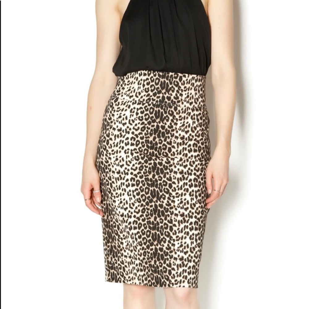 Animal print skirt